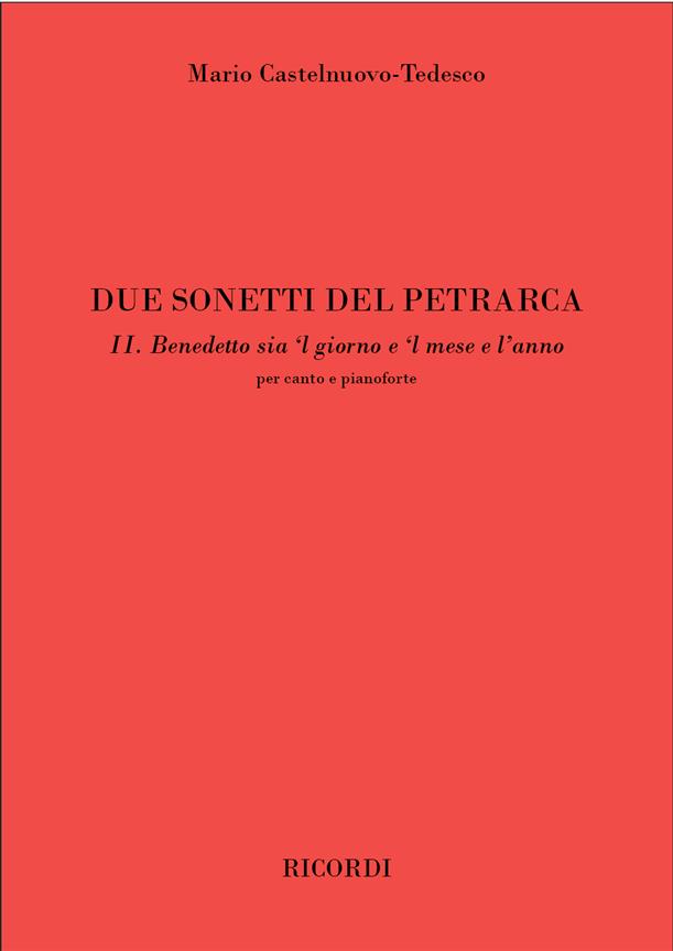 Due Sonetti Del Petrarca, Per Voce E Pianoforte